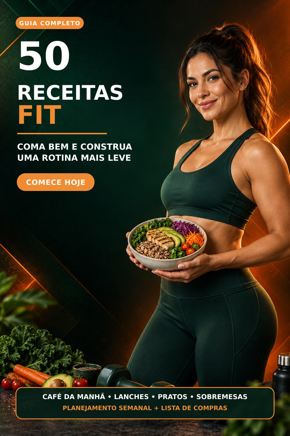50 Receitas Fit para uma Rotina Leve