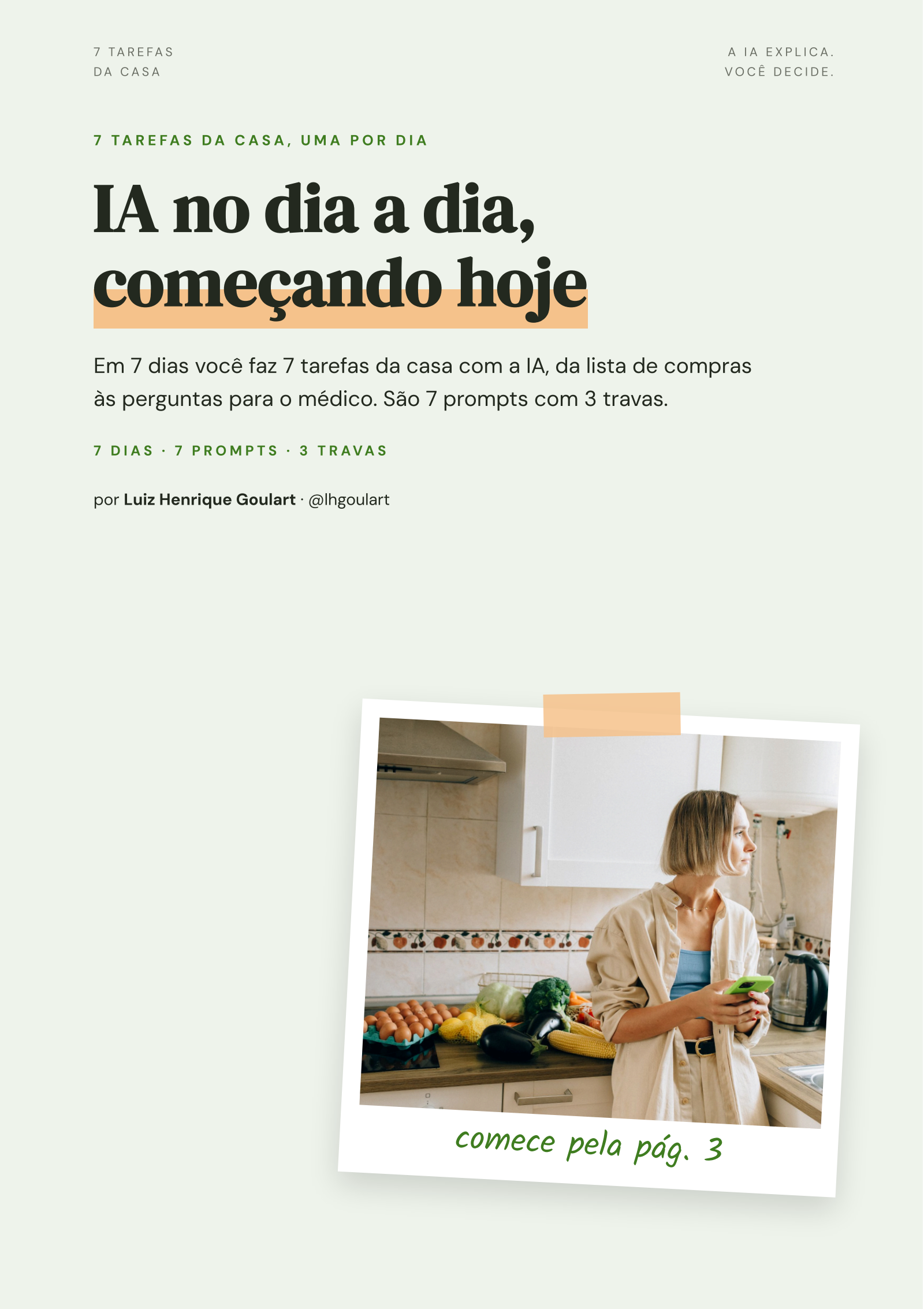 IA no dia a dia, começando hoje