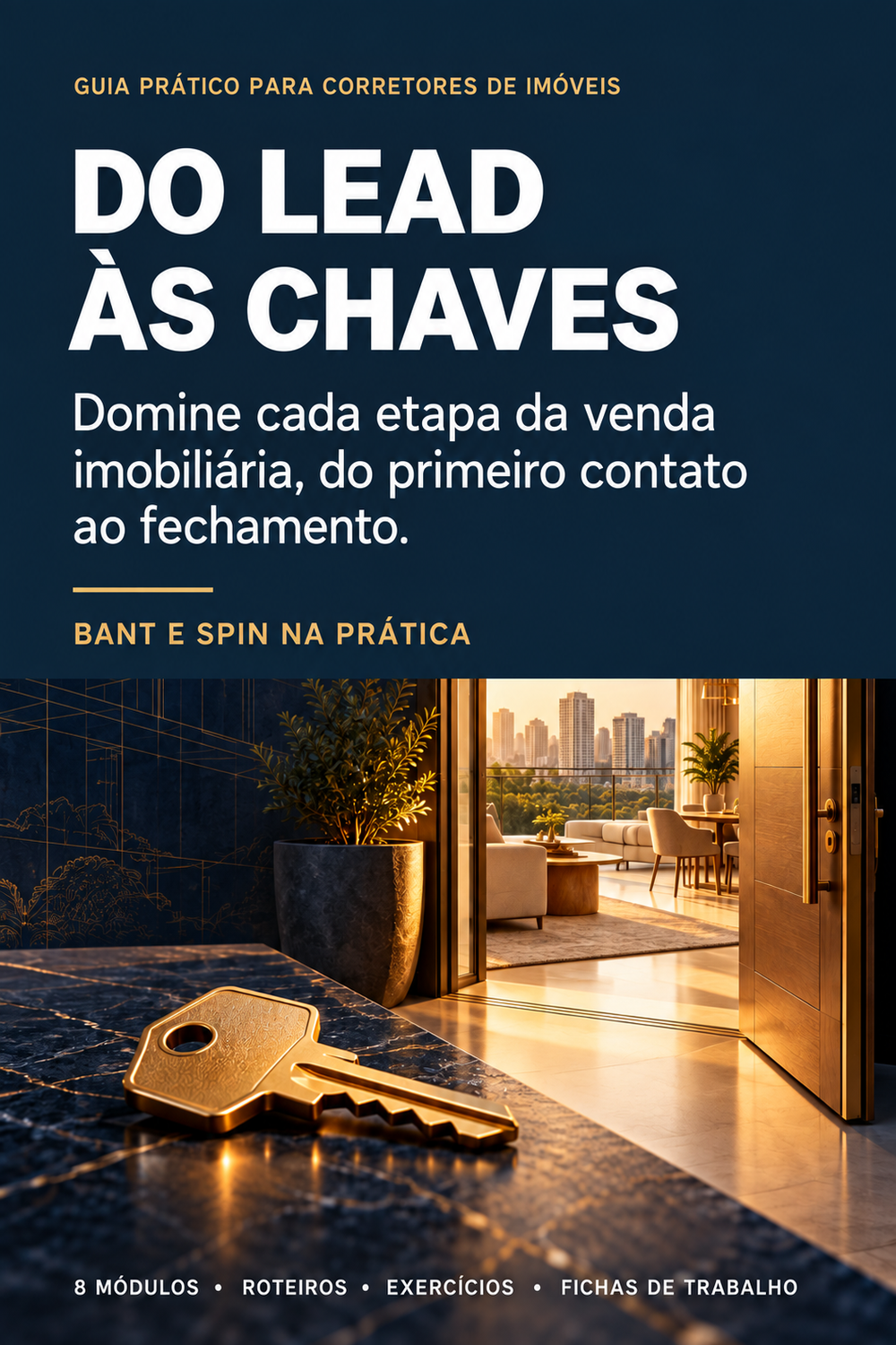 DO LEAD ÀS CHAVES Guia prático de vendas imobiliárias: do primeiro contato ao fechamento