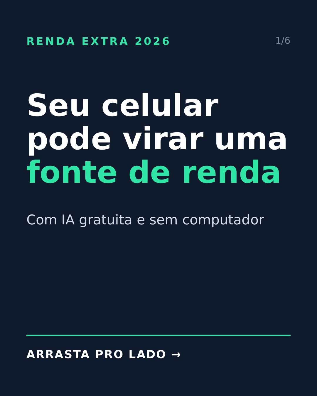 IA no Celular pra Ganhar Renda Extra