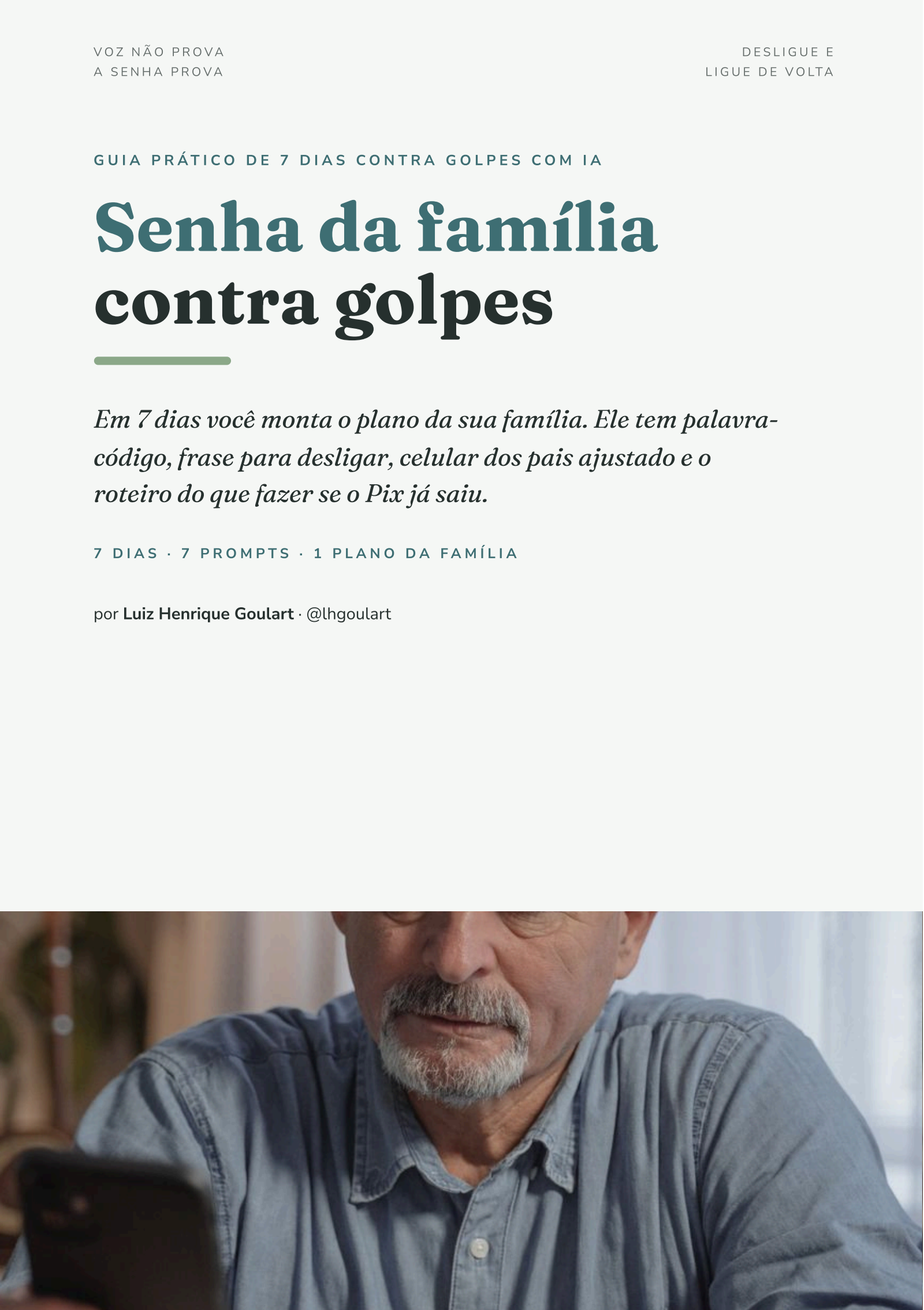 Senha da família contra golpes
