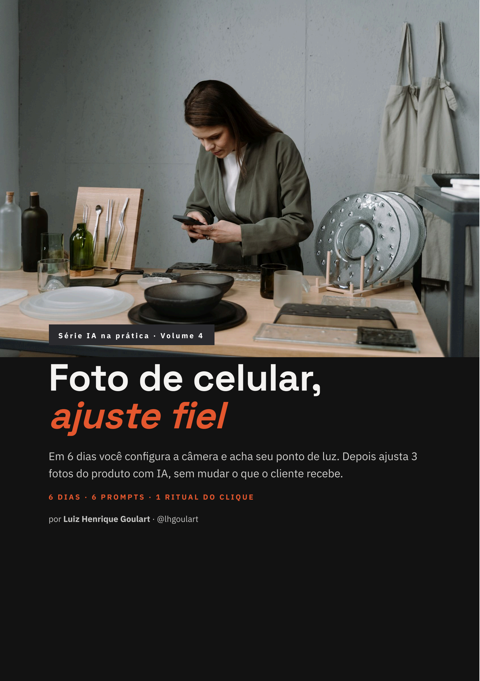 Foto de celular, ajuste fiel